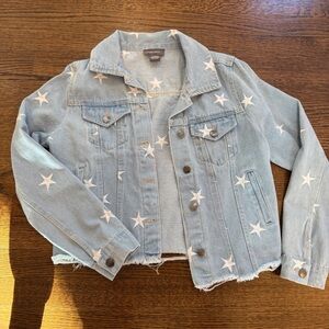 Sans Souci Light Blue Star Denim Jacket